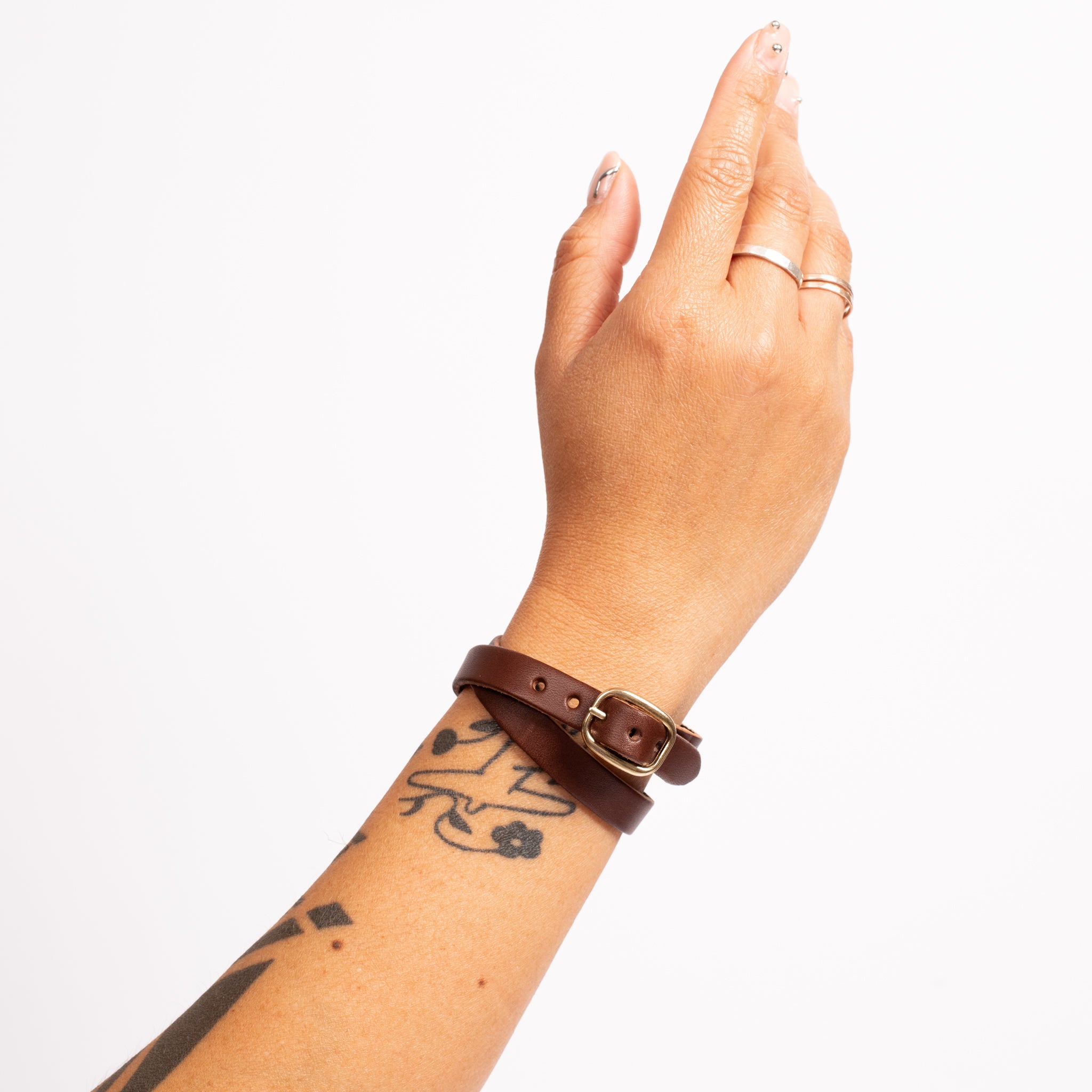 Coffee leather Friendship Bracelet