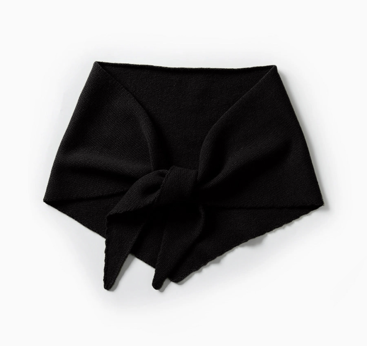 Cashmere Triangle Scarf - Black