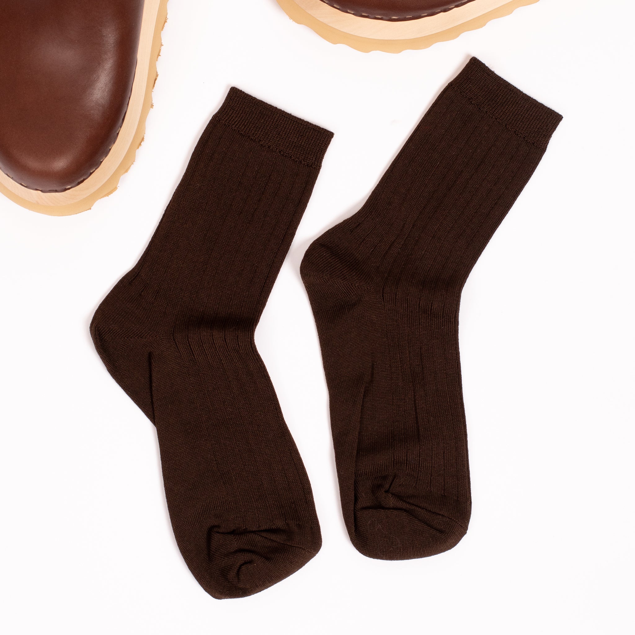 Her Socks in Chocolate