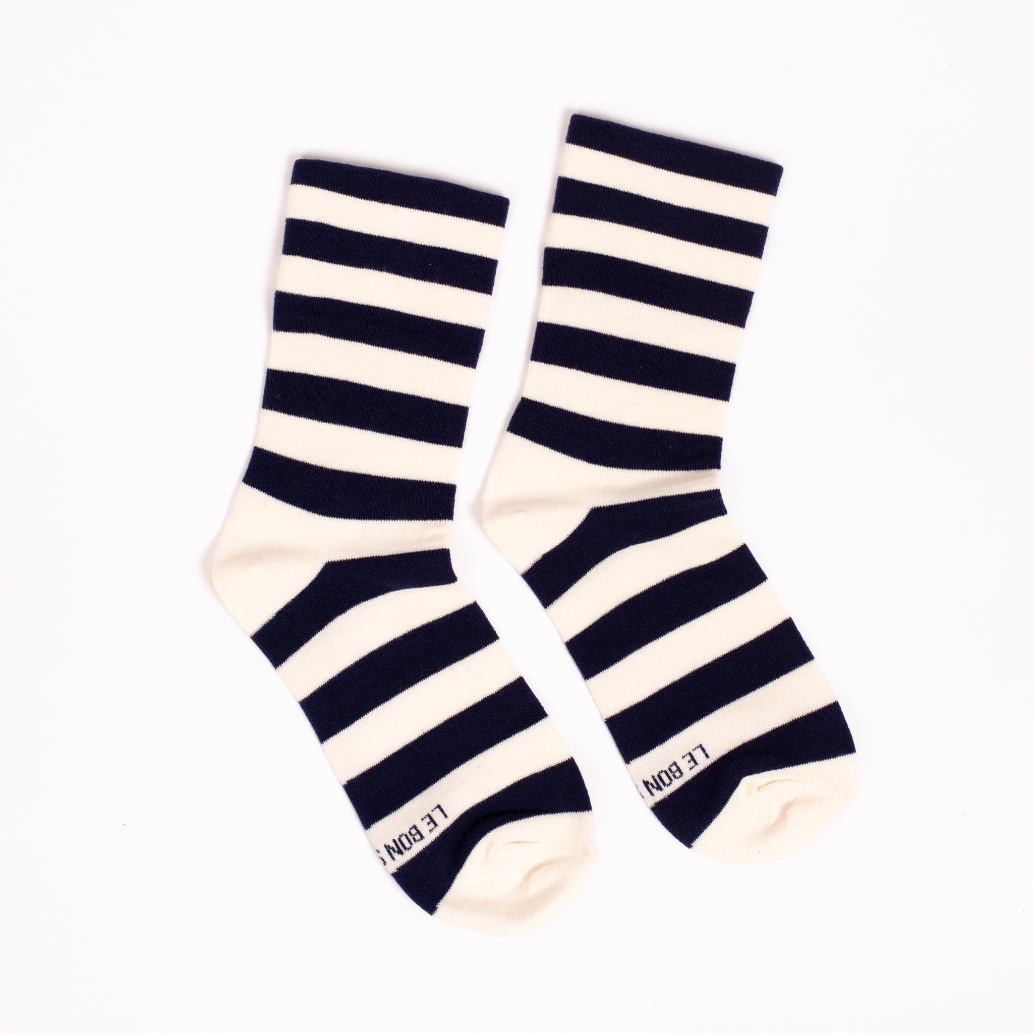 Wally Socks in Navy Stripe