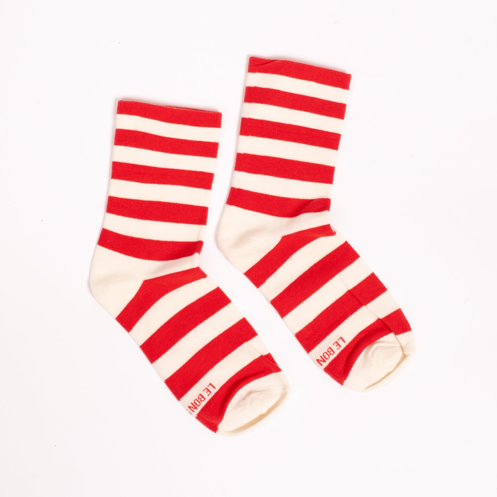 Wally Socks in Red Stripe